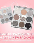 ColourPop Eyeshadow Palette - Eye Makeup Palette with Matte, Metallic, Matte Sparkle & Glitter Finishes - High-Pigment Eye Makeup with a Long-Wearing Formula - Gone Metal (0.3 oz)