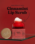 Poppy & Pout Cinnamint Jumbo Lip Balm | All Natural Lip Balms & Moisturizers | Hydrates with Beeswax, Vitamin E, Organic Coconut Oil | Cruelty-Free | Lip Balm in Recyclable Cardboard Tube