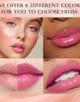 DAGEDA 3PCS Tinted Lip Balm, Moisturizing Non-Greasy,