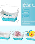 Mother's Day Gift for Mom Spa Gift Baskets for Women, Gardenia Tulip Home Spa Kit with Cosmetic Bag gift woman. Bath & Body Basket Set 8Pcs Bath and Body Gifts Set, Luxury Gift Basket