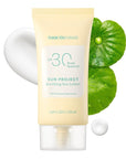 THANKYOU FARMER Sun Project Soothing Sun Lotion SPF 30 - Korean Sunscreen with Centella Asiatica - Dermatologist Tested, Broad Spectrum, Hydrating, Lightweight, No White Cast - 1.69 fl oz