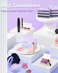 Color Nymph Makeup Advent Calendar 2025, 24 Days Advent Calendar Mystery Box for Christmas, Makeup Gift Sets - Xmas Beauty Countdown Calendar Cosmetics Kit for Women Girls Teens Daughters #Purple
