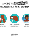 #EverydayHustle Sunscreen Stick For Men, Broad Spectrum SPF 50 Protection for Face and Body, No-Mess Application, 75g