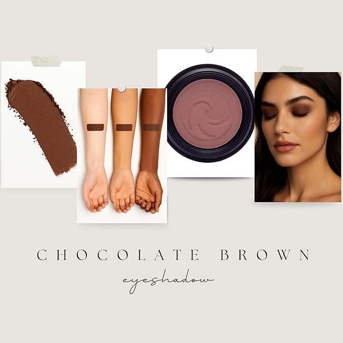 Gabriel Cosmetics, Vegan,Eyeshadow (Chocolate Brown)