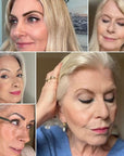 PrimeEyes Glide Eyeliner for Mature Women – Waterproof, Long-Stay and Mess-Proof – Gel Creme Texture, Discreet Sharpener and Effective Smudger (Smoky)