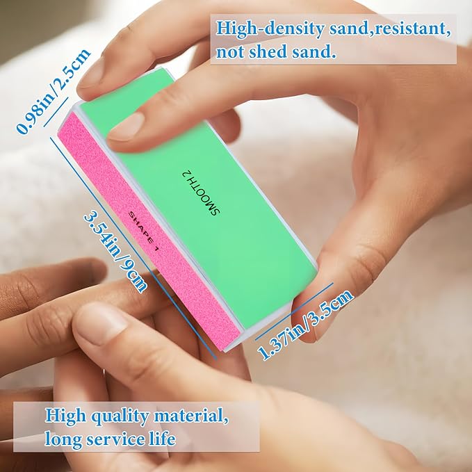 4 pcs nail buffer block