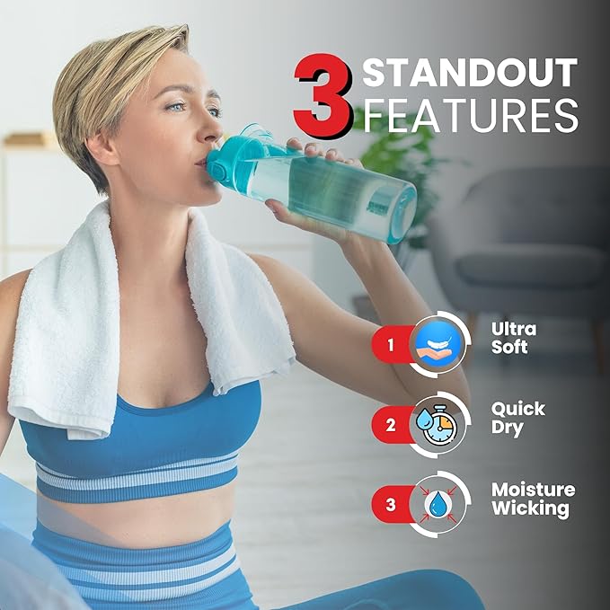 Infinitee xclusives blue hand towels