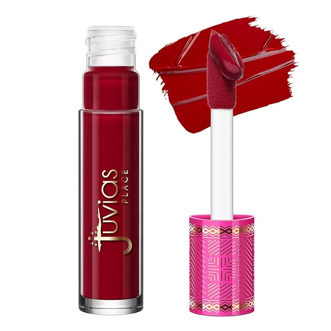 Juvia's Place Velvety Matte Liquid Lipstick Lulu - Hydrating, Long-Wearing, Velvety Soft & Feather Light - Hyperpigmented Creamy Matte Lipstick for Women