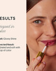 Winky Lux Very There Lip Oil, Hydrating Berry Tint with Jojoba Oil, Non-Sticky Glossy Lip Oil, Tinted Red Gloss for Juicy Lip, Berry