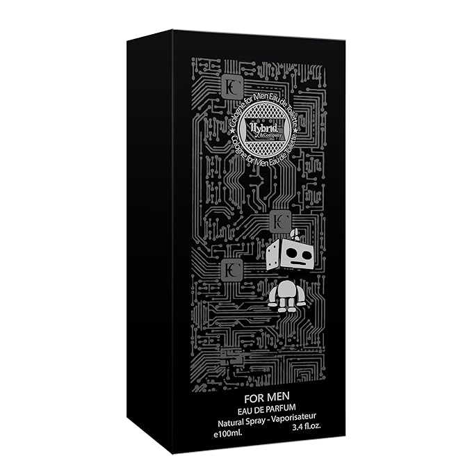 Hybrid & Company Robot Noir Eau De Toilette Natural Spray Vaporisateur 3.4 FL.OZ