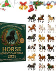 2025 Year of the Horse Advent Calendar - 25-Day Mystery Blind Box Ornaments, Acrylic Christmas Countdown Tree Decor for Home, Holiday Gift for Teens & Adults