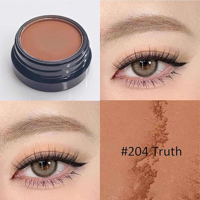 Erinde Single Brown Matte Eyeshadow Palette, High Pigment, Long Lasting, Intense Color, Neutral Nudes Naked Matte Pressed Powder Eye Shadow Palette