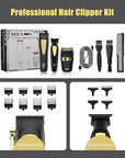 RESUXI Hair Clippers for Men Cordless Hair Trimmer Electric Shavers for Men Set,Professional Barber Clippers for Haircut Grooming Kit+Foil Blade Shaver+Zero Gapped Trimmer,Gift for Him