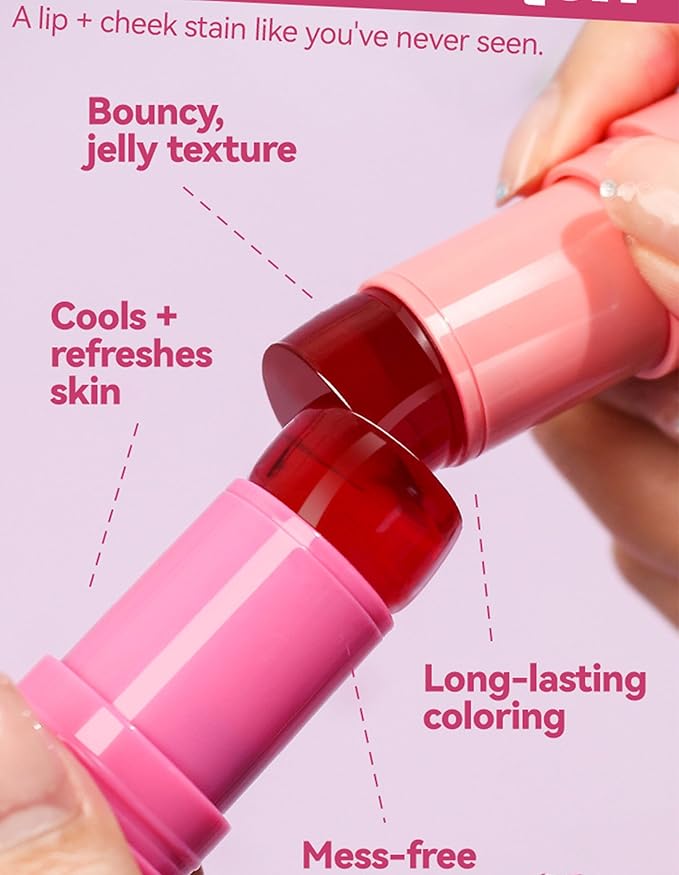 Jelly Blush Stick, Water Jelly Tint Makeup, Sheer Stain Makeup