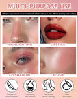 Multi Glow Balm,Miracle Glow Balm Tinted Face Creamy Blush for Women Cheek Lip Eye,Hydrating Lightweight & Blendable Color,Shimmer Blusher Facial Makeup, Mother's Day Gift for Women-04 Pink Camellia