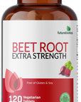 Futurebiotics Beet Root Extra Strength (Equivalent to 2000mg Beet Root per Serving from 500mg 4:1 Extract), Non-GMO, 120 Vegetarian Tablets