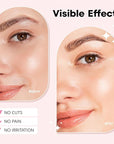 Women's Eyebrow Trimmer & Facial Hair Remover, 2 in 1, Double Rotating Blades, Safe, Painless, Hypoallergenic, Rechargeable, USB Charging