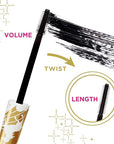 Pacifica Dream Big Mascara – Black Magic 7-in-1 Lash Extending Mascara, Twist-Adjust Brush for Length & Volume, Lash Serum Infused, Vegan Ophthalmologist tested