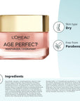 L'Oreal Paris Age Perfect Rosy Tone Anti-Sagging Face Moisturizer, Renew & Revive Healthy Tone, 1.7 oz (Packaging May Vary)
