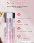 3 Pcs Magic Color Changing Lip Oil,Long-Lasting Wear Lip