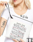 Funny librarian gifts makeup bag