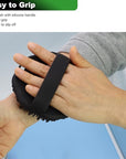 2-Pack Silicone Body Scrubber Shower Brushes,Exfoliating Body Scrubber for All Skin Type, Eco Friendly Shower Scrubber for Body, Silicone Body Brush for Showering(Black & Gray)