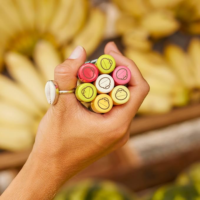 Sun Bum SPF 30 Sunscreen Lip Balm 3 Flavor Variety Pack - Coconut, Banana, Watermelon - Moisturizing Aloe Vera and Vitamin E - Vegan and Cruelty Free - UVA/UVB Lip Protection - 0.15 oz , 3 ct
