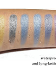 Boobeen 6PCS Cream Eyeshadow Stick - Waterproof Pencil Crayon Eye Brightener Stick Shimmer Pen - Create Glitter Eye Makeup, Easy to Use