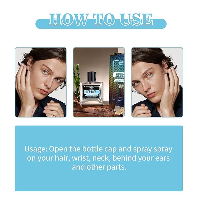 50ml of her lost men's perfume, a popular men's information perfume, enhances charm and confidence