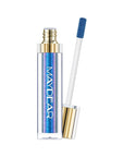 Maydear Chameleon Lipstick High Pigmented Multichrome Lipstick, Long-Lasting Metallic Shine Lip Gloss, Full-Coverage Rainbow Lip Color for Women, Blue Cyan (03)