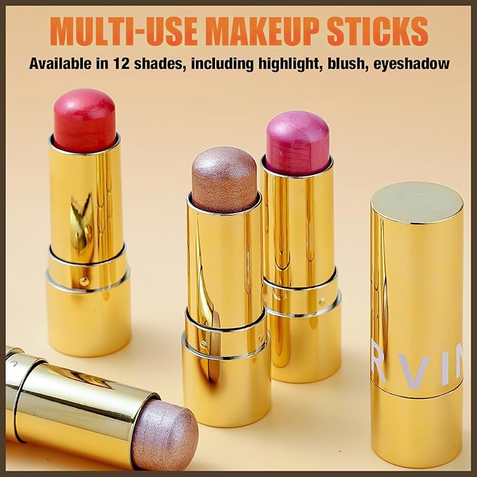 MIELIKKI Cream Highlighter Stick, Contour Stick Makeup, Shades Highlight #01