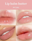 URQT 4PCS Summer Special Lip Butter Balm, Hydrating, Nourishing & Softening Lip Care with Natural Oils & Fruit Extracts, Long-Lasting Moisture, Non-Sticky Shine, Soften Dry Lips Lip Care (4PCS, 4)