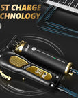 Ufree Hair Clippers for Men, Professional Clippers and Trimmers Set, Cordless Clippers for Hair Cutting, Beard Trimmer, Barber Clippers, Rechargeable Electric Shaver, Gifts for Men, Black Gold