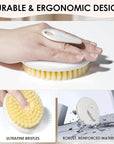 INNERNEED PP Shower Brush Body Exfoliating Scrubber, for Deep Clean Body Wash, Cellulite Treatment, Lymphatic Drainage and Blood Circulation Improvement (Pack of 2)