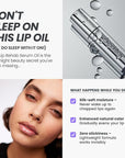 Wonderskin Lip Oil - Lip Rehab Serum Oil, Hydrating and Moisturizing Clear Serum for Dry Lips - Natural, Vegan and Non-sticky (Clear)