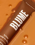 Blume Tri-Peptide Toffee Soft Brown Tinted Lip Balm - Superbalm Lip Moisturizer with Shea Butter and Squalane to Deeply Hydrate & Heal Dry, Cracked Lips - Cruelty Free & Vegan Lip Plumper (0.4 Fl Oz)