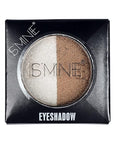 IS'MINE Single Duo Shimmer Brown Eyeshadow, Dual Color, Longwear, White Eye Makeup for Day & Night