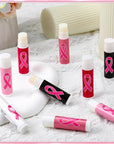 150 Pack Breast Cancer Awareness Accessories Gifts Bulk Lip Balms Favors Pink Ribbon Lip Balms Favors Breast Cancer Awareness Month Support Party Items Decorations for Women Men Survivors