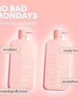 MONDAY HAIRCARE Volume Shampoo + Conditioner Set (2 Count) 27 oz. For Thin, Fine, and Oily Hair Made with Coconut Oil, Ginger Extract, and Vitamin E 100% Recyclable Bottle