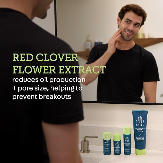 Oars + Alps Anti-Everything Facial Moisturizer with 1.0% Salicylic Acid Anti Acne Treatment, Fragrance Free Acne Fighting Face Moisturizer, Non-Greasy & Free of Parabens + Phthalates, 1.7 fl. oz