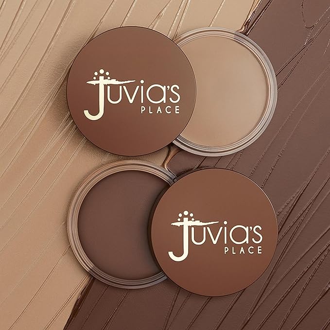 Juvia's Place Bronzed Cream Bronzer - Honey - Smooth Cream Bronzer Pot for Sun-Kissed Glow & Warmth, Buildable & Blendable Makeup Contour with Long-Lasting Matte Shimmer Finish, Highly Pigmented