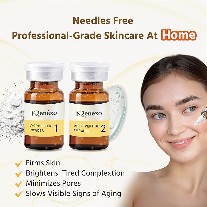 Exosomes Anti-Aging Face Serum for Woman Man | Exosomes for Skin, Rejuvenation, Hydrating, Hydrating & Firming Skincare | Ampoule with Hyaluronic Acid | 1 Set (8ml + 150mg)