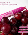 LipLock Jelly Serum for Dry Lips, Long-Lasting, Hydrating, Plumping, Glossy Mask with Rose PDRN, Carrot Collagen, Pillow Peptide, Moisturizing Tinted Lip Balm. (Grape Crush)