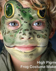 UCANBE Jungle Green Face Body Paint Makeup Foundation, Non-Toxic Cream Greasepaint, Face Painting Kit for for Kids & Adult Halloween Parties, Monster Witch Orcs Hulk Camo Hunting SFX Cosplay Costumes