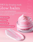 medicube PDRN lip sleeping mask glow balm | Salmon PDRN, Collagen, Shea Butter for Softer Lips, Long-lasting Moisture, Overnight and daily lip care, Korean Skincare 0.35 oz.