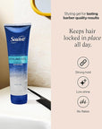 Suave Hair Gel For Men Barber Essentials Styling, Strong Hold and Low Shine, No Flakes, Barber-Quality Results, 9 oz
