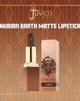 Juvia's Place Nubian Earth Matte Lipstick Sheeba - Hydrating Long-lasting Lipstick, Richly Pigmented Lip Makeup, Creamy with Matte Finish Beauty & Lip Care Product