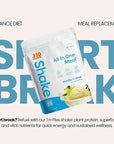 310 Nutrition All-In-One Meal Replacement Shake Powder - Plant-Based Protein Smoothie Blend w/High Fiber, Probiotics & Adaptogens - Low Carb, Vegan, Keto & Paleo Friendly - Vanilla Creme - 14 Srv