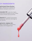 Wonderskin Lip Oil Rehab Serum - Tinted Lip Oil, Hydrating, Moisturizing, and Non-Sticky Coral Pink Tint Serum for Dry Lips (Lover)