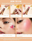 DAGEDA Blush Beauty Women Wand, Matte Liquid Cheek 0. (#07) 53oz